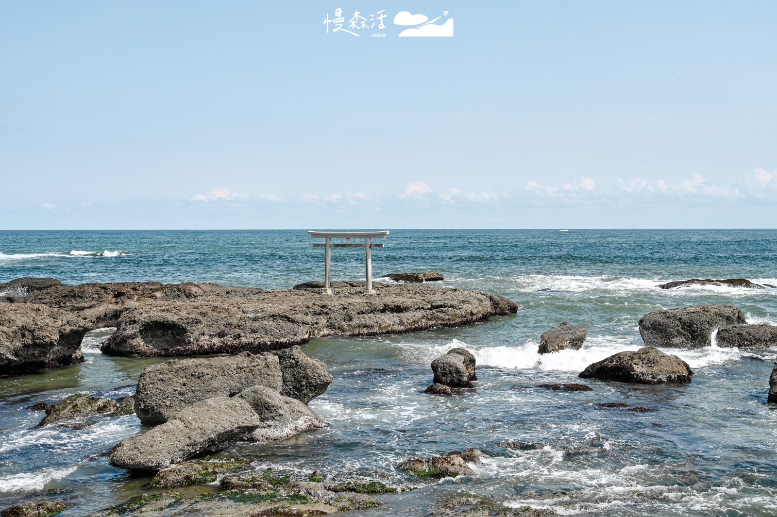 日本茨城縣 大洗磯前神社 神磯鳥居