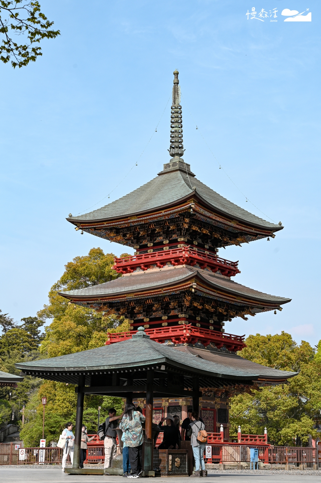 日本千葉縣 成田山新勝寺 三重塔