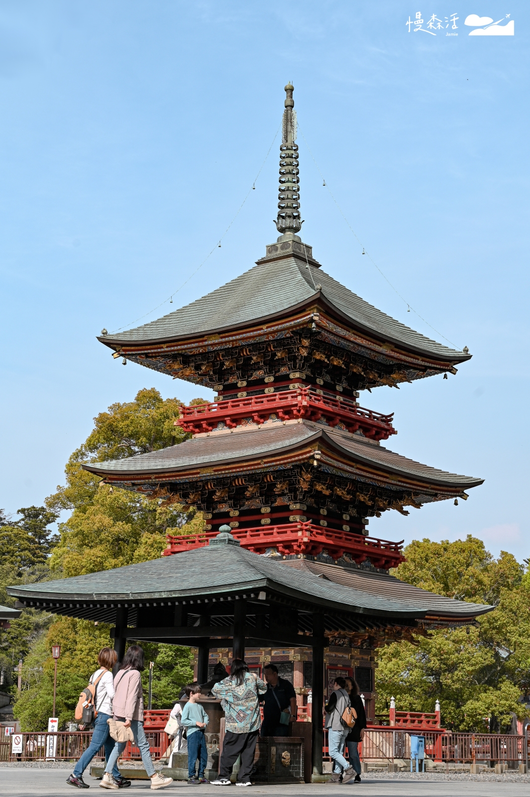 日本千葉縣 成田山新勝寺 三重塔