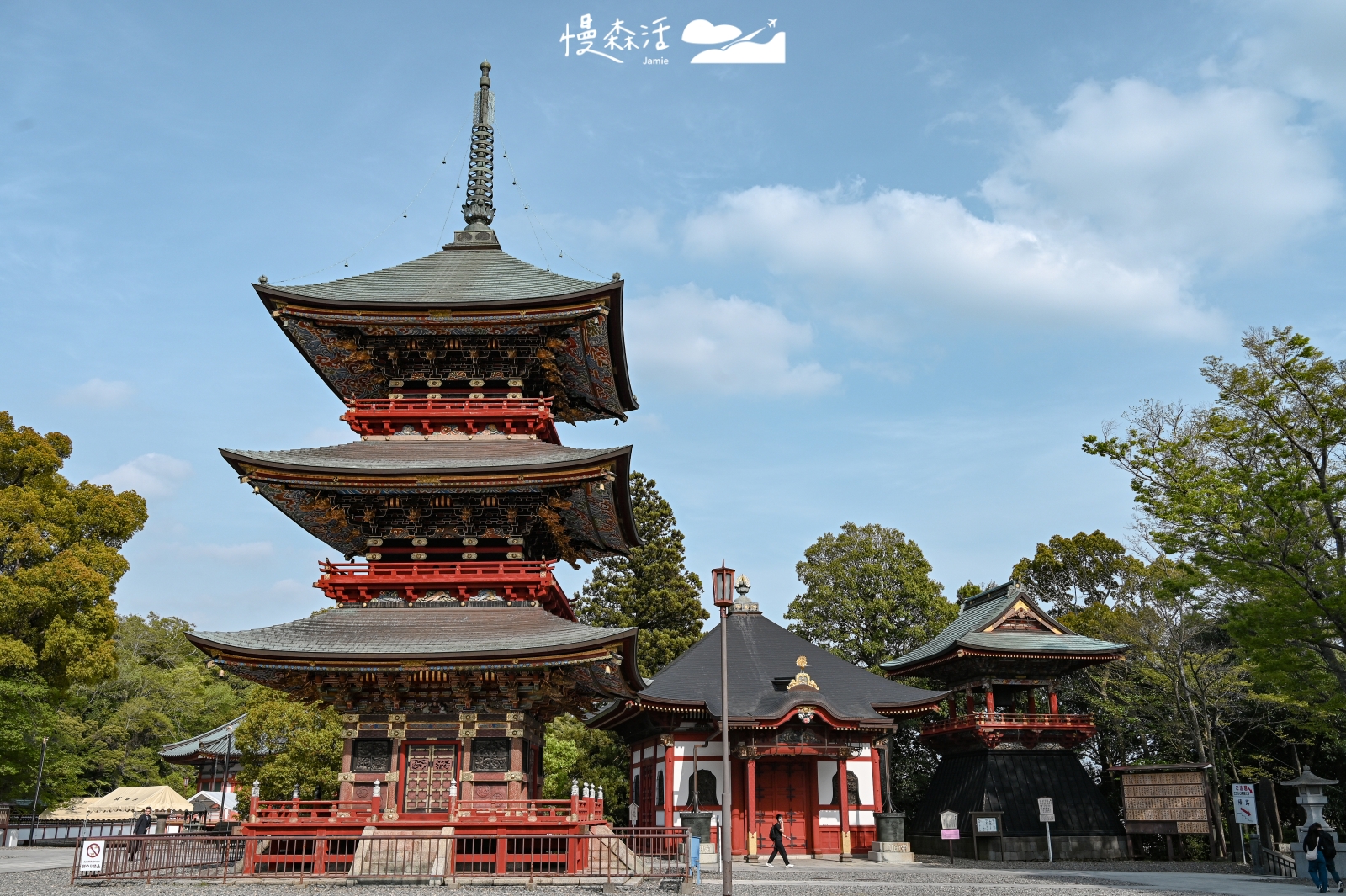 日本千葉縣 成田山新勝寺 三重塔