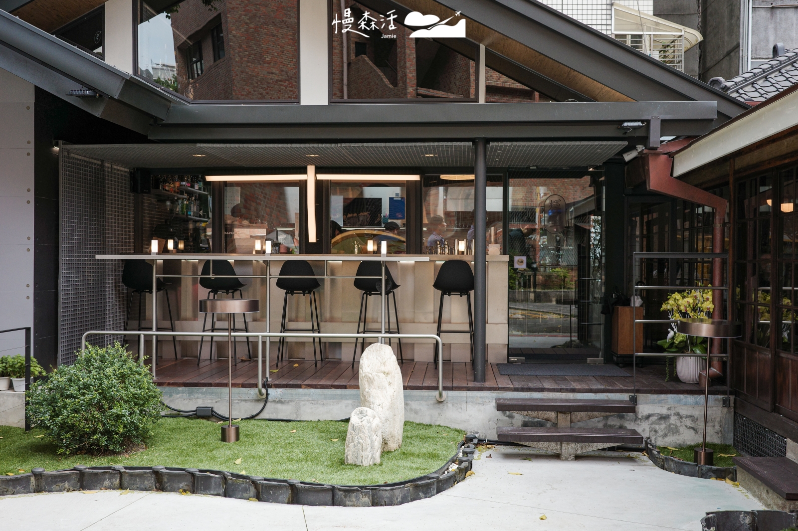台北市中正區 輝室 pān-toh餐廳 百年建築大門