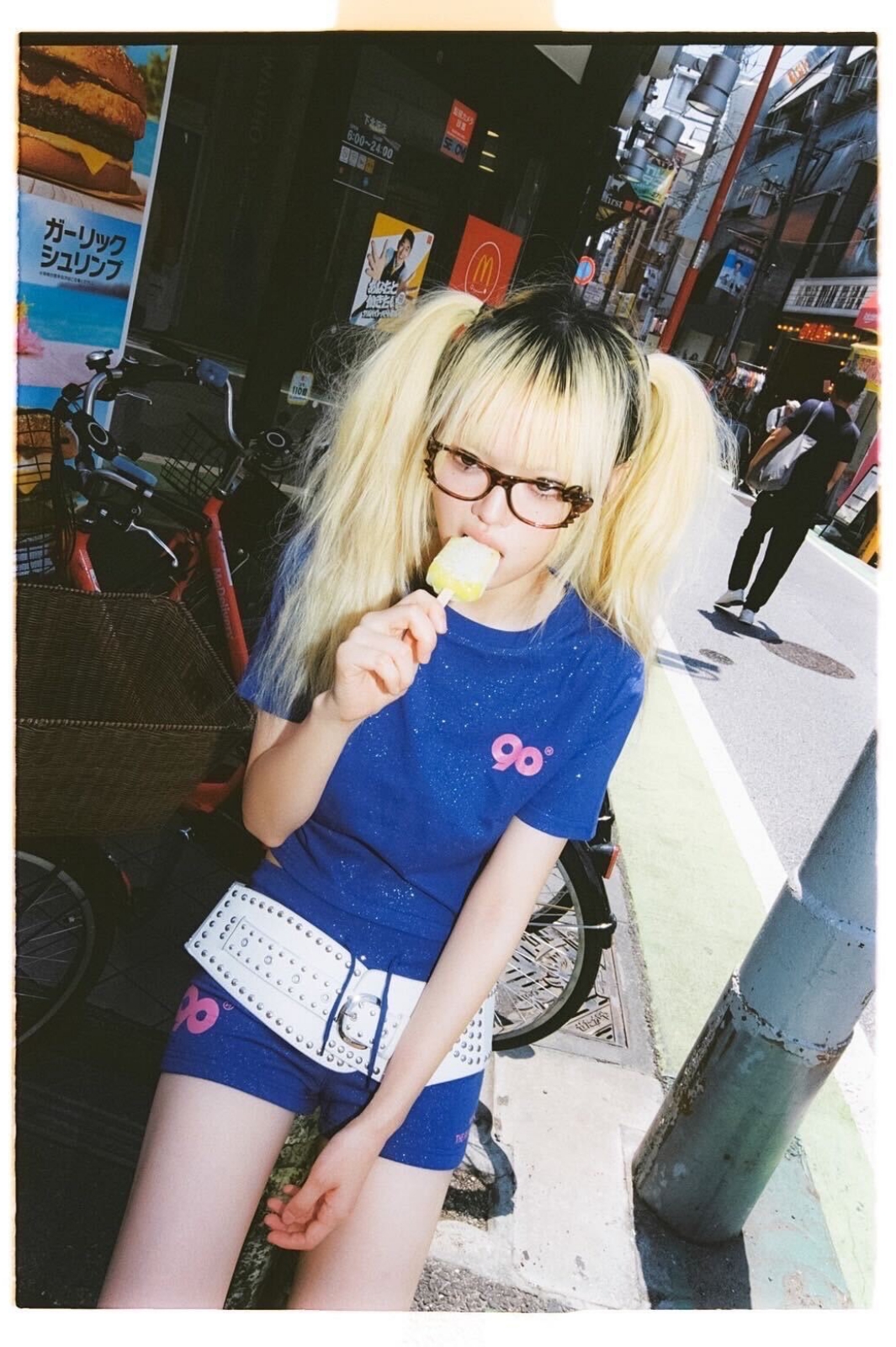 9090日本潮牌 90 Logo Girl套裝系列