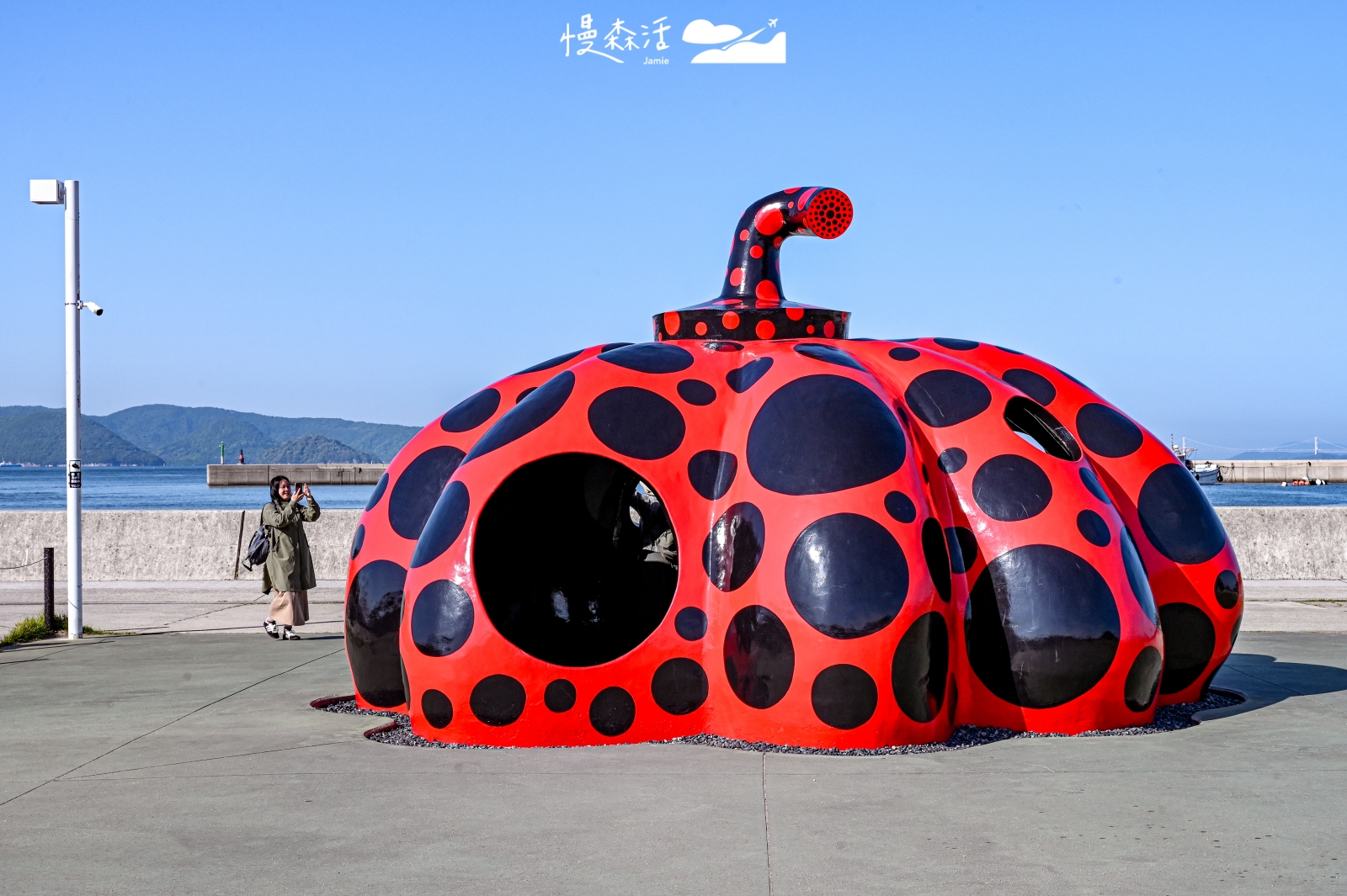 瀨戶內國際藝術祭2025 日本直島赤南瓜 赤かぼちゃ作品