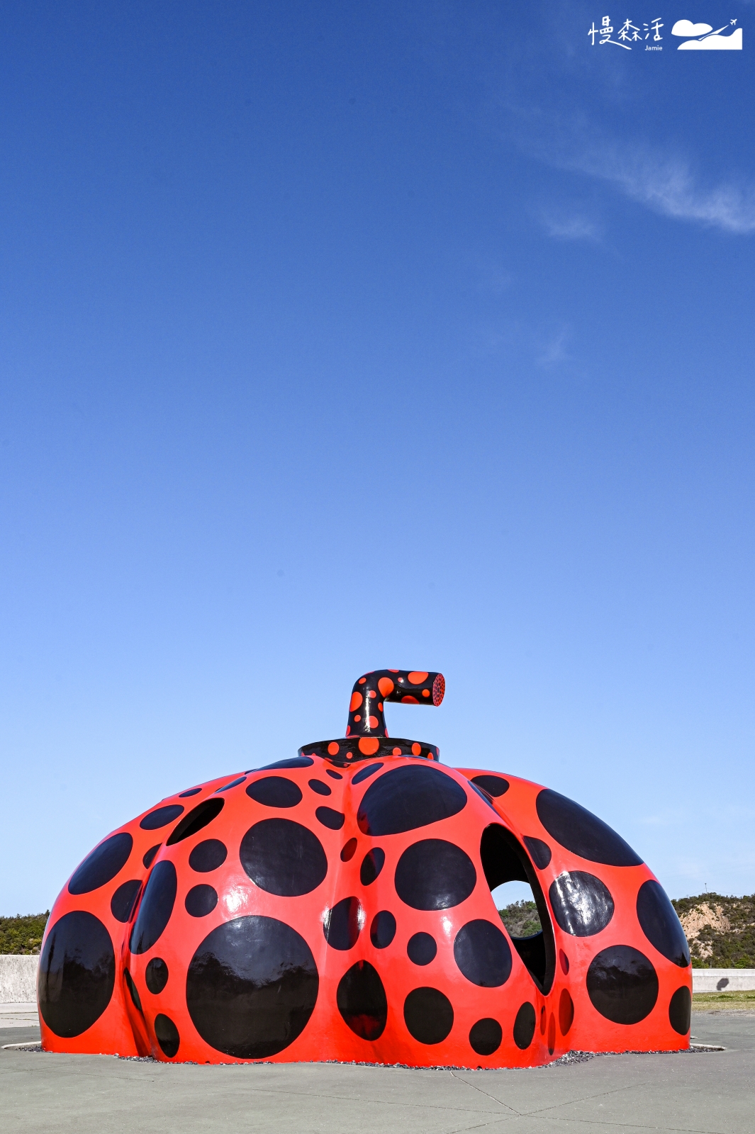 瀨戶內國際藝術祭2025 日本直島赤南瓜 赤かぼちゃ作品