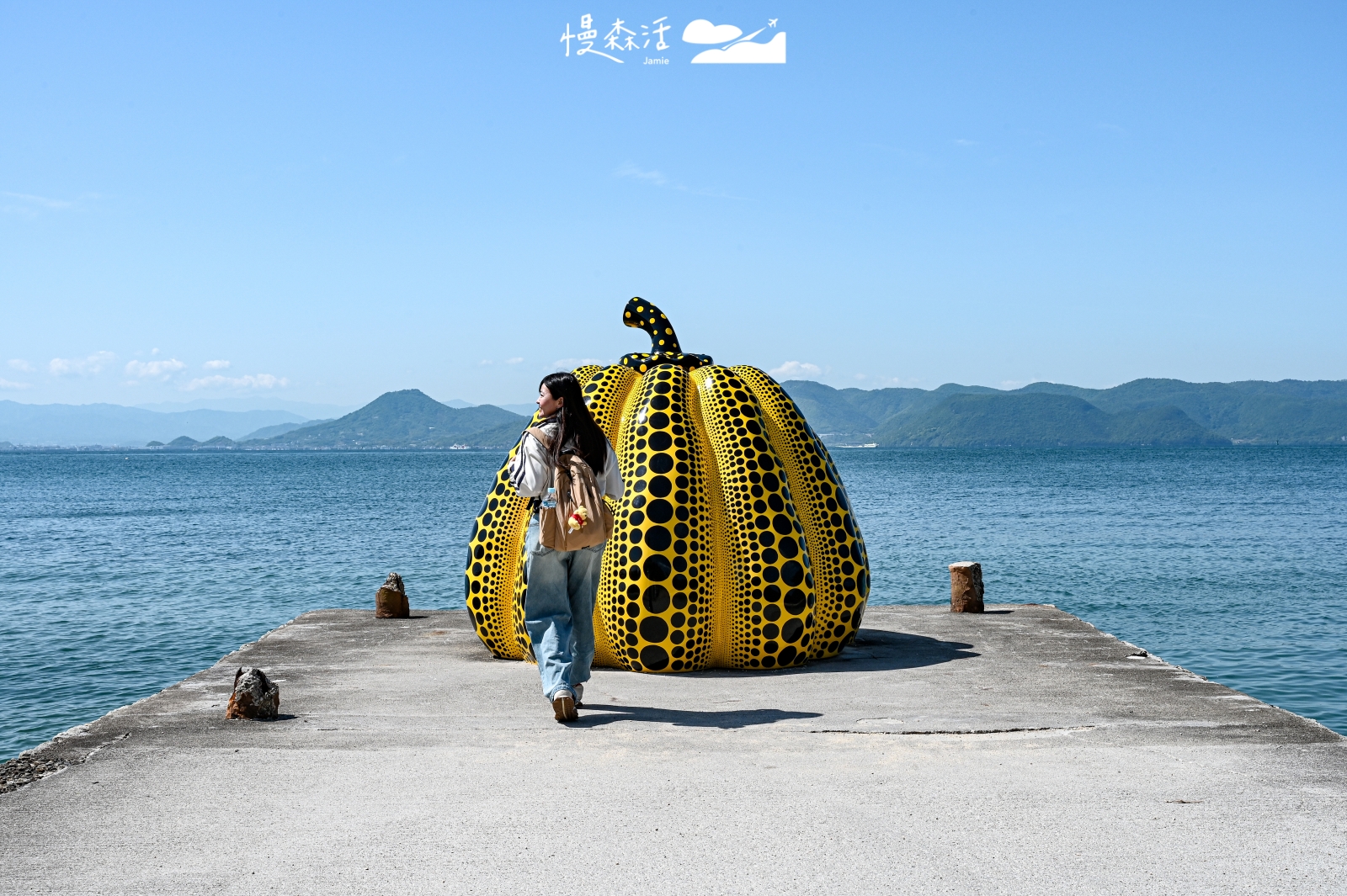 瀨戶內國際藝術祭2025 日本直島黃かぼちゃ作品