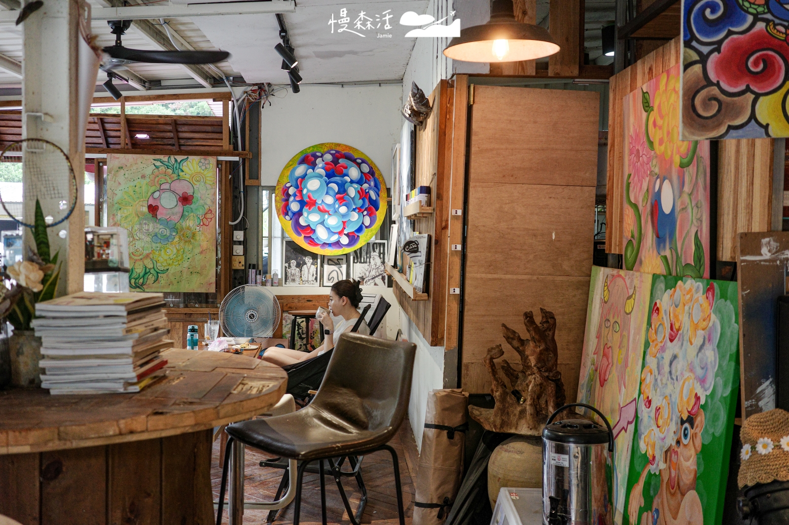 新北市坪林區 山來客居 咖啡屋店內空間