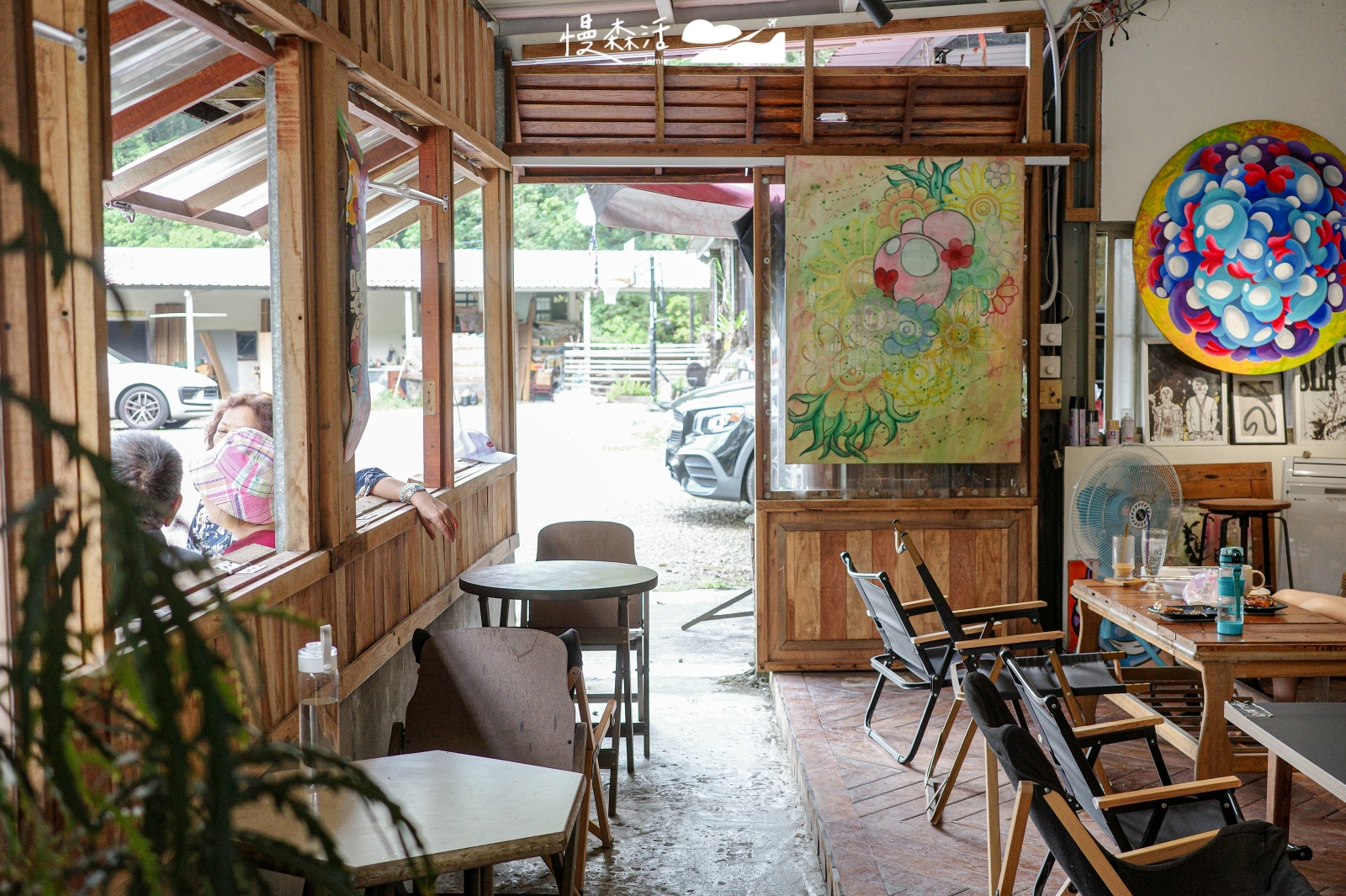 新北市坪林區 山來客居 咖啡屋店內空間
