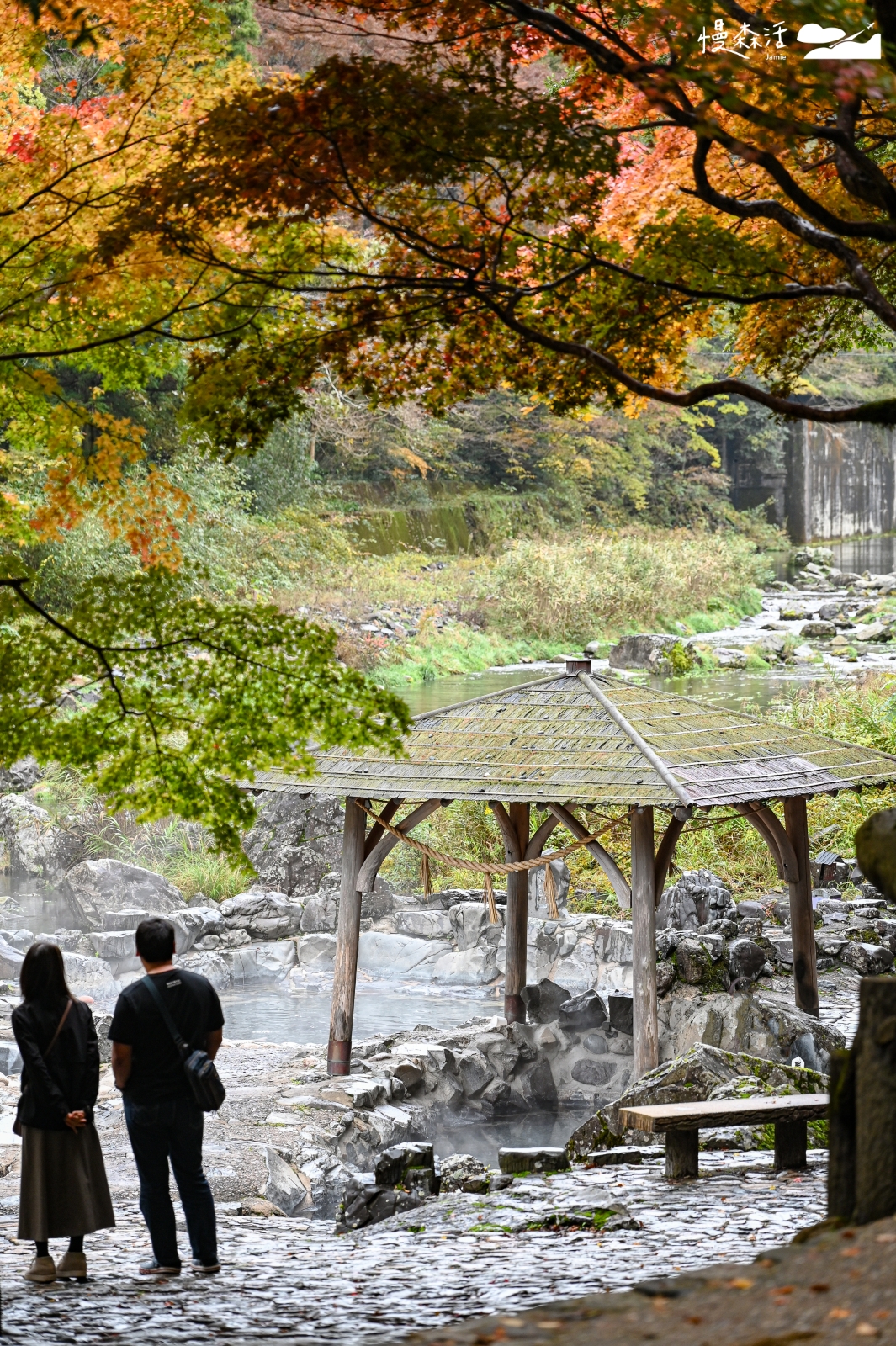 日本岡山縣真庭市 湯原溫泉 砂湯