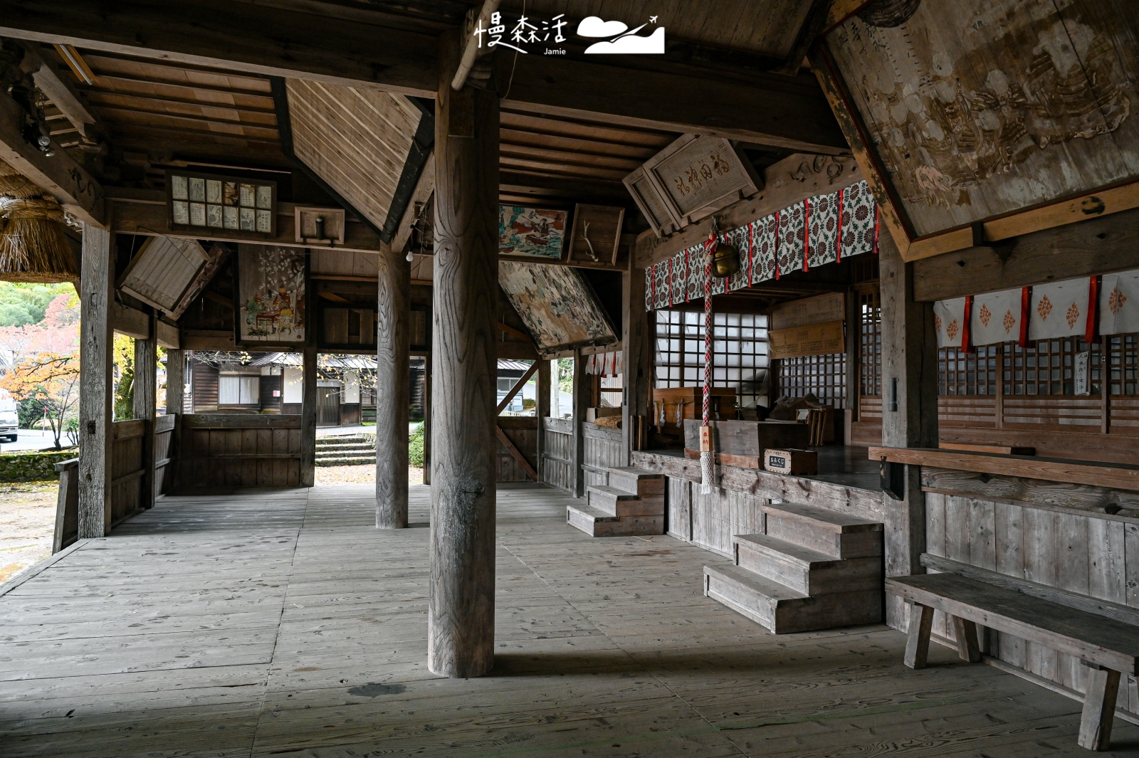 岡山縣真庭市 福田神社本殿