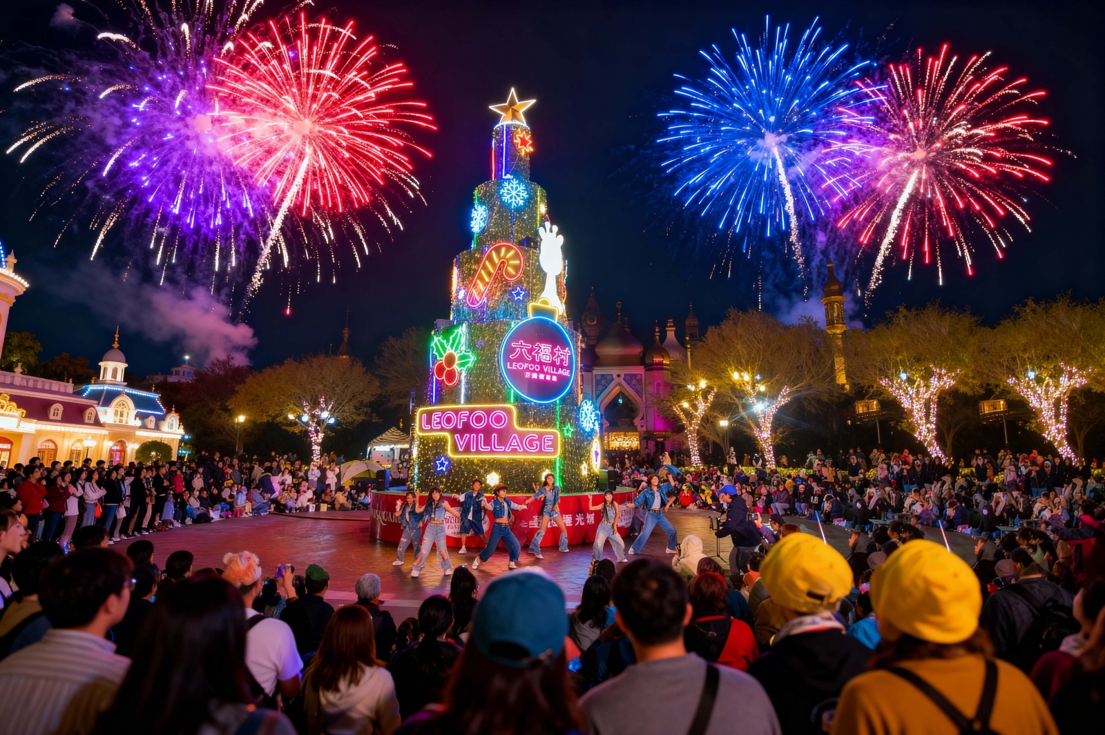 新竹六福村主題遊樂園 六福跨年YA!派對High翻樂園夜