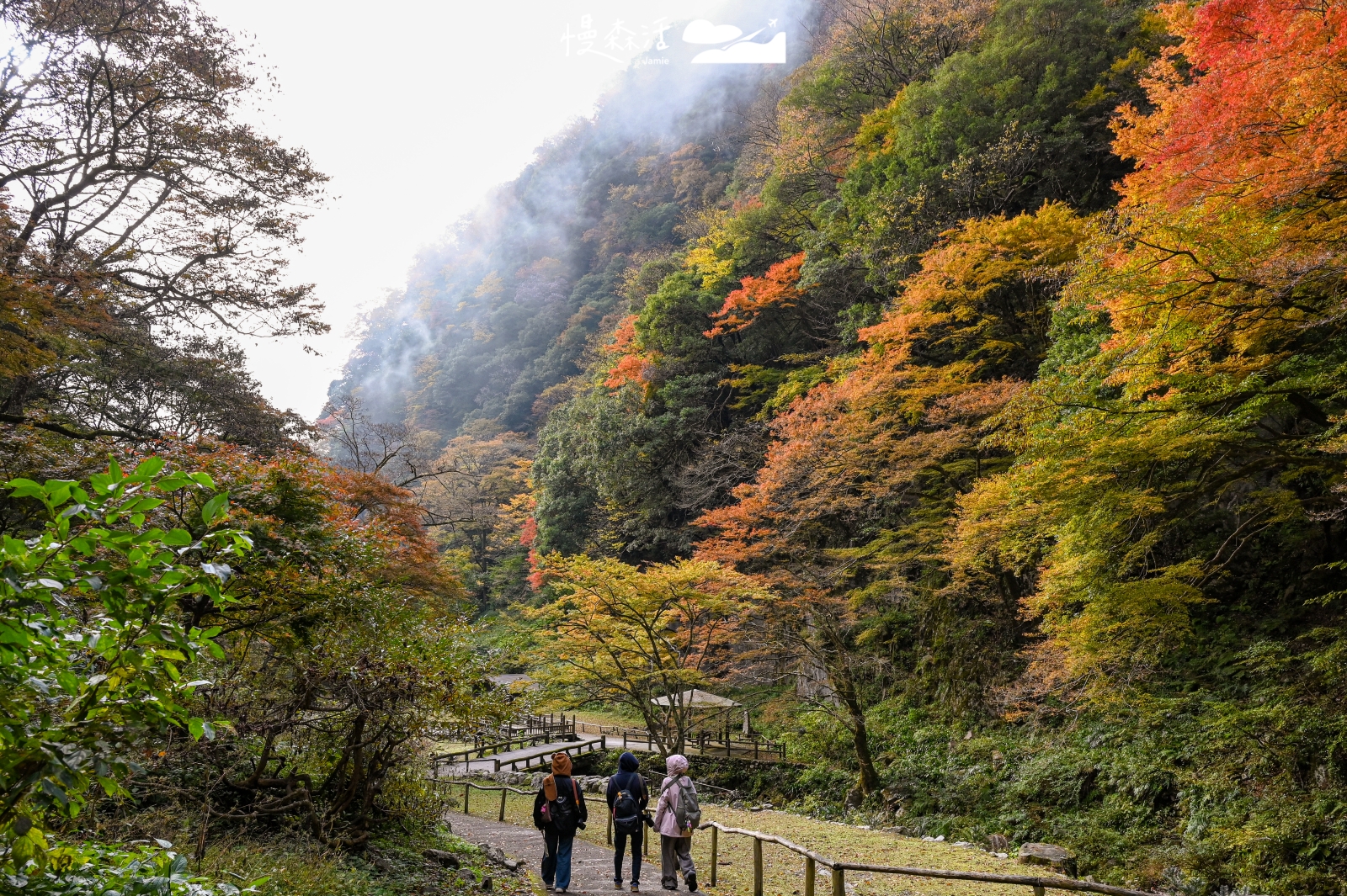 日本岡山縣真庭市 神庭瀑布自然公園