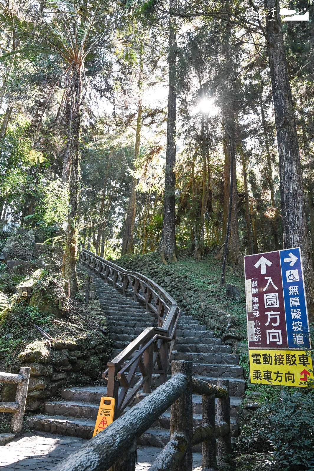 南投溪頭自然教育園區 入園方向指引