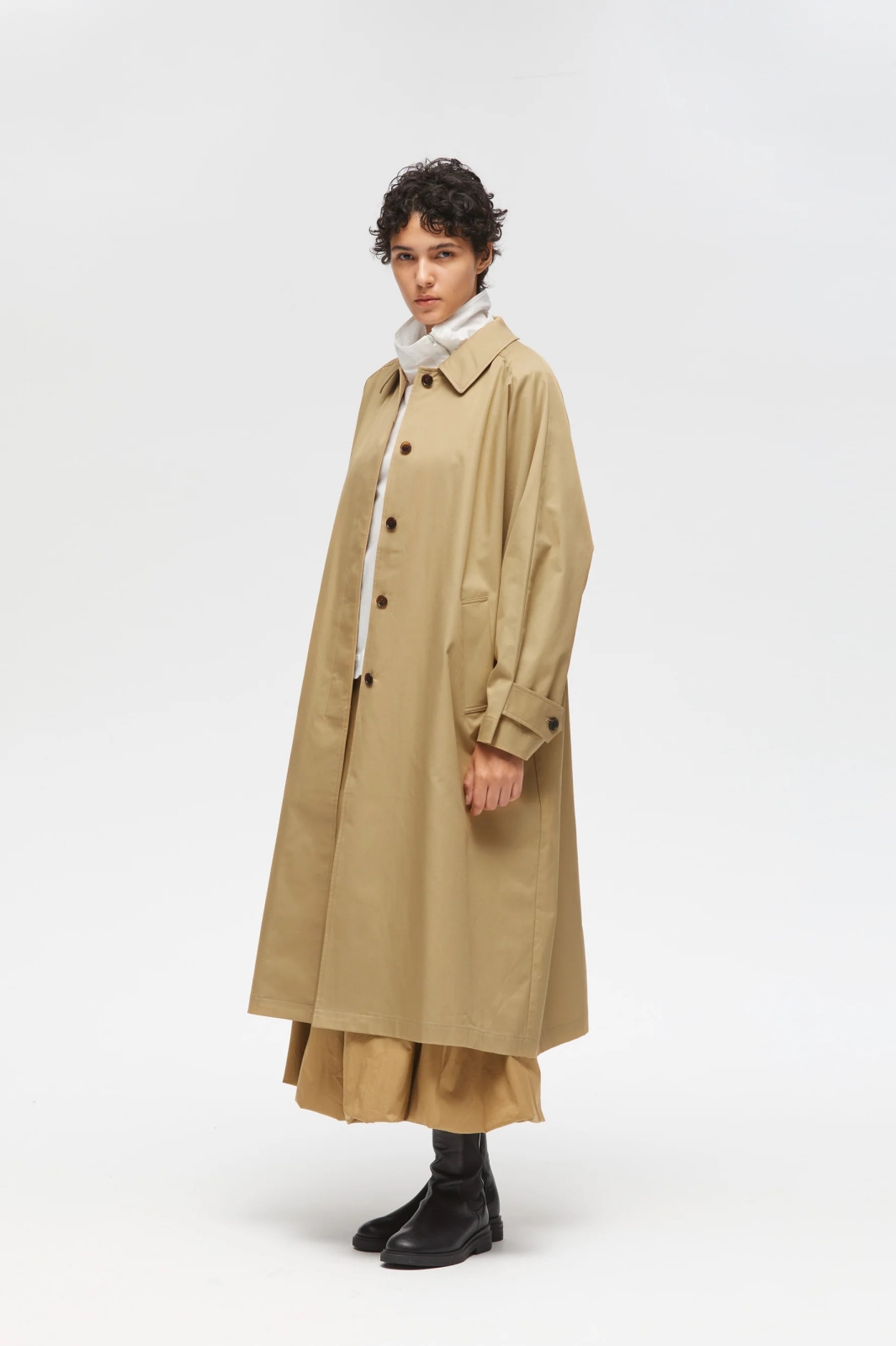 mizuiro ind Soutien Collar CT 立領長版大衣