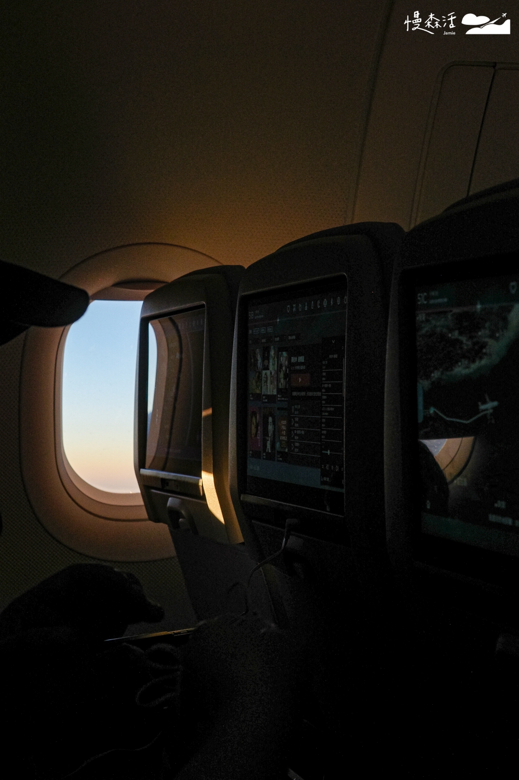 中華航空機上 飛往日本福岡