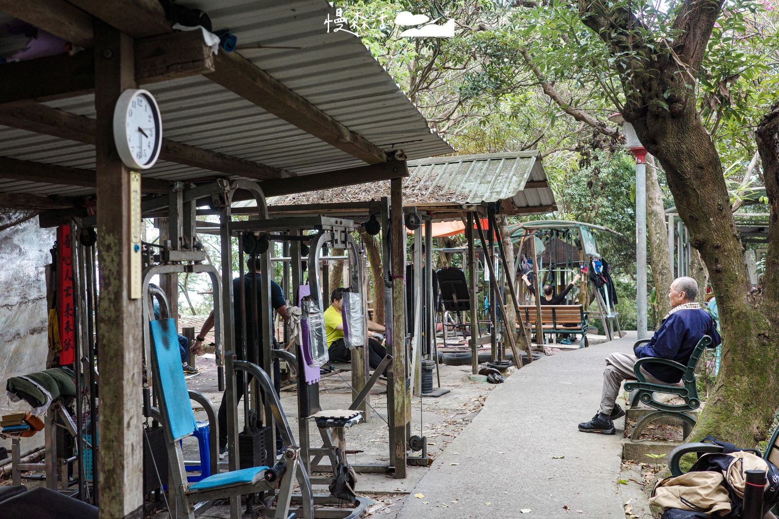 新北市泰山區 義學坑步道 山頂公園戶外健身房