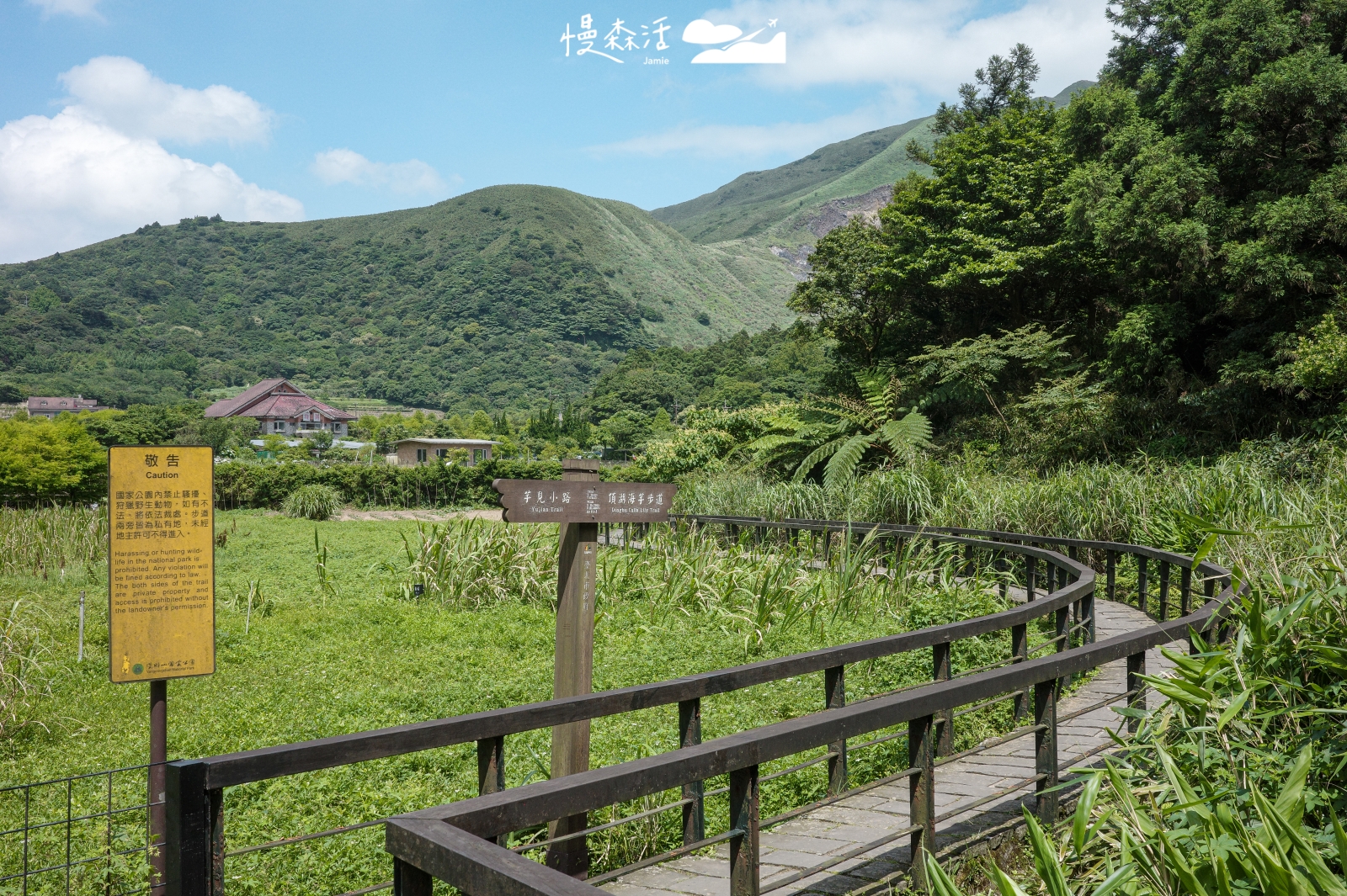 台北市 陽明山降溫步道 竹子湖