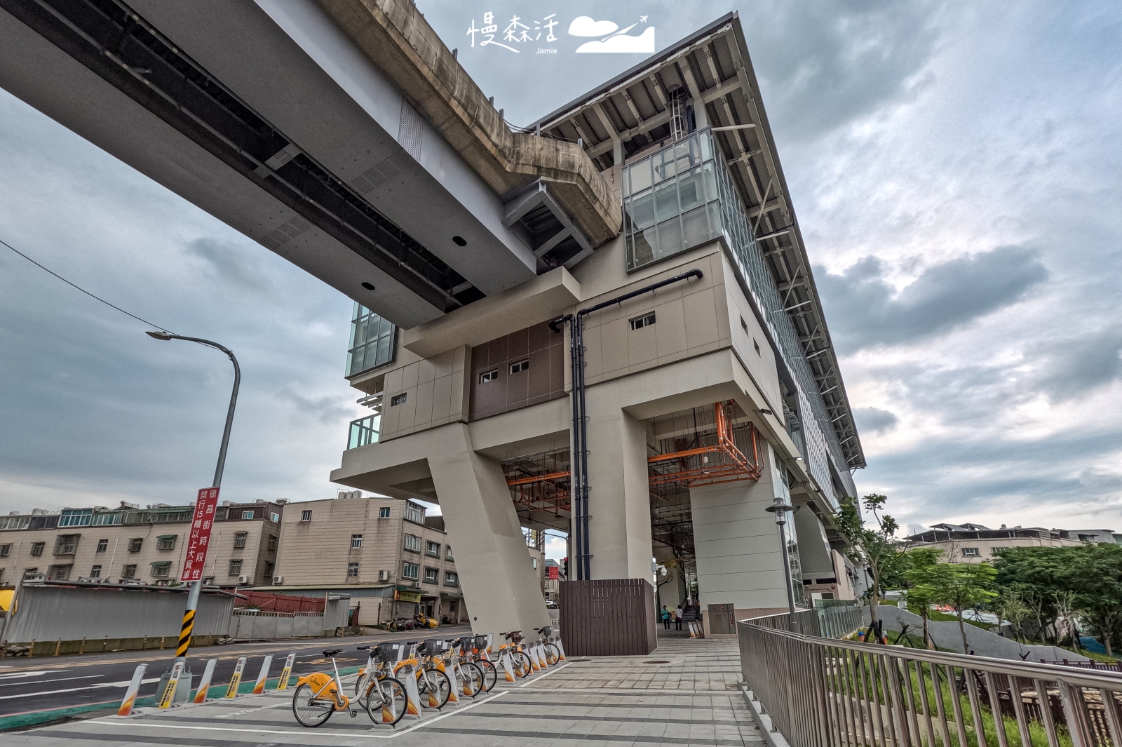 新北捷運 三鶯線永吉公園站外觀