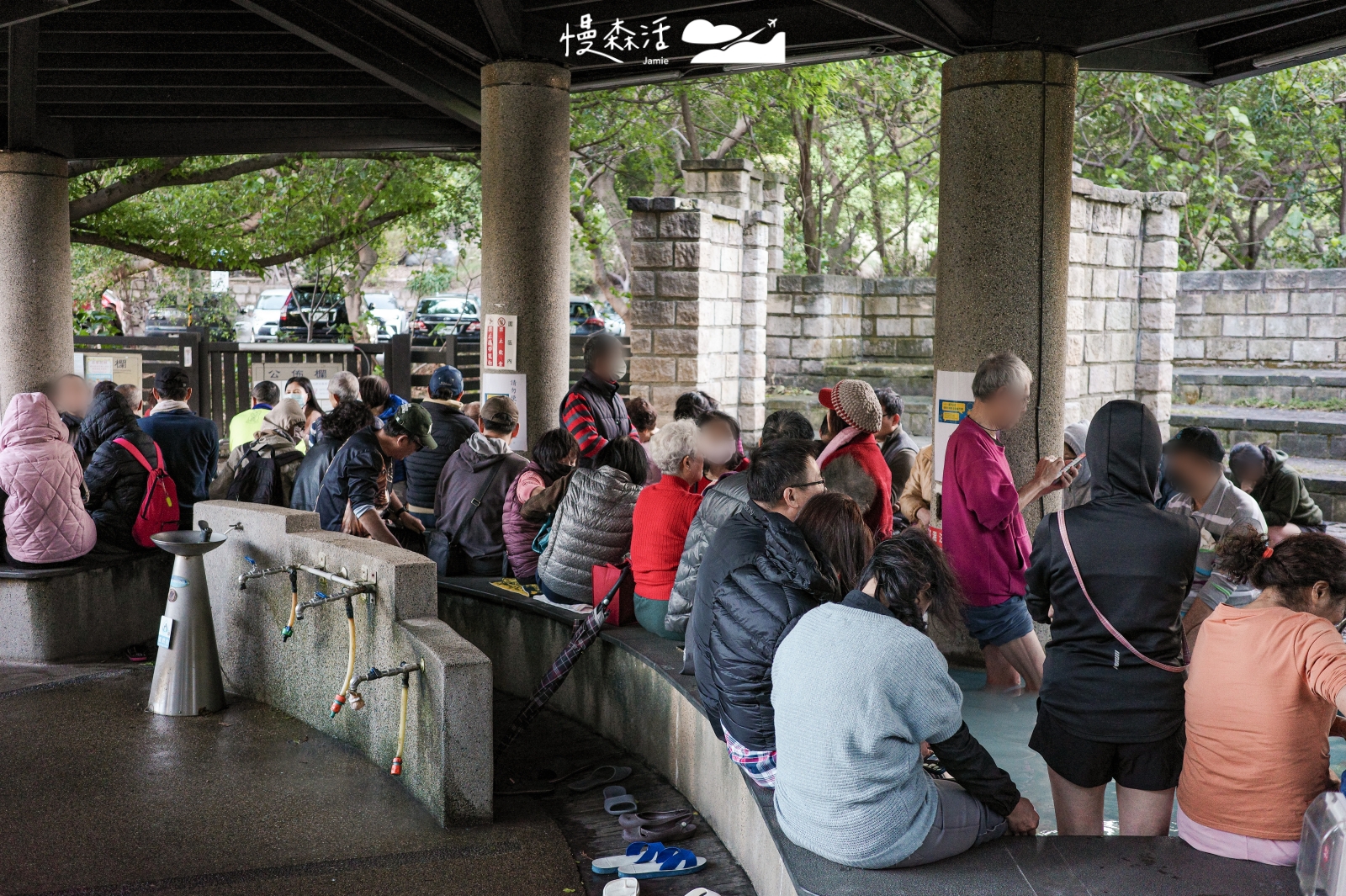 台北市北投區 硫磺谷溫泉泡腳池