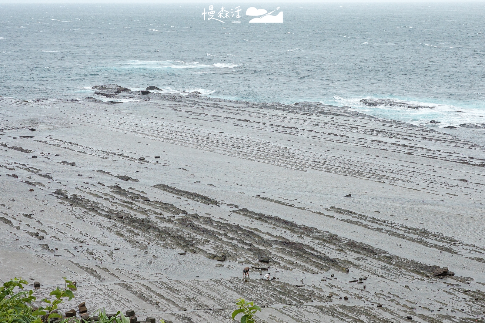 新北市貢寮區 砂岩頁岩互層地質景觀