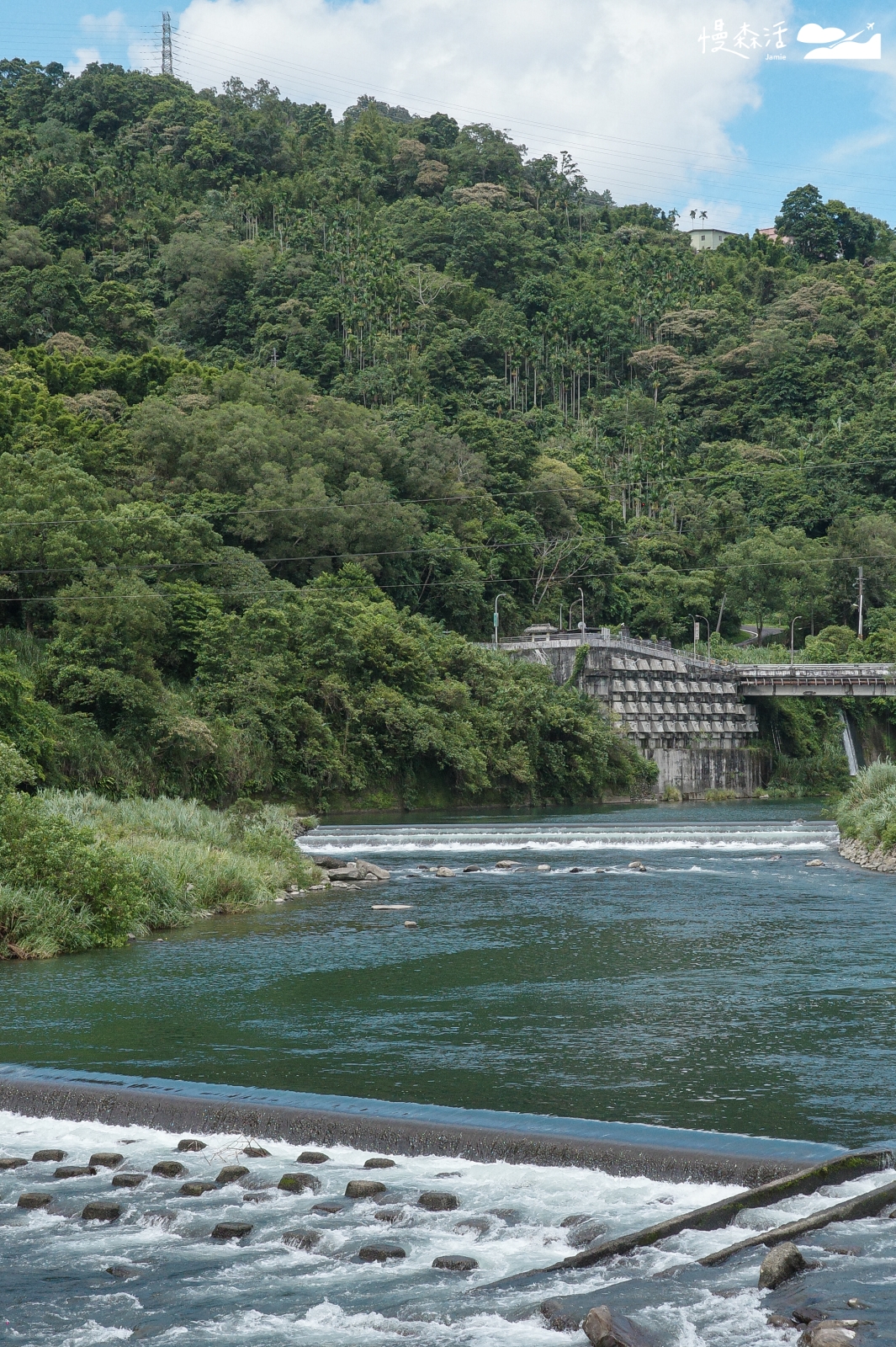 新北市坪林區 𩻸魚堀溪觀魚步道 北勢溪魚梯
