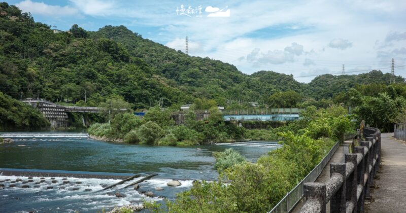 新北「𩻸魚堀溪觀魚步道」沿溪散步騎腳踏車遇見消暑風景，搭公車就到