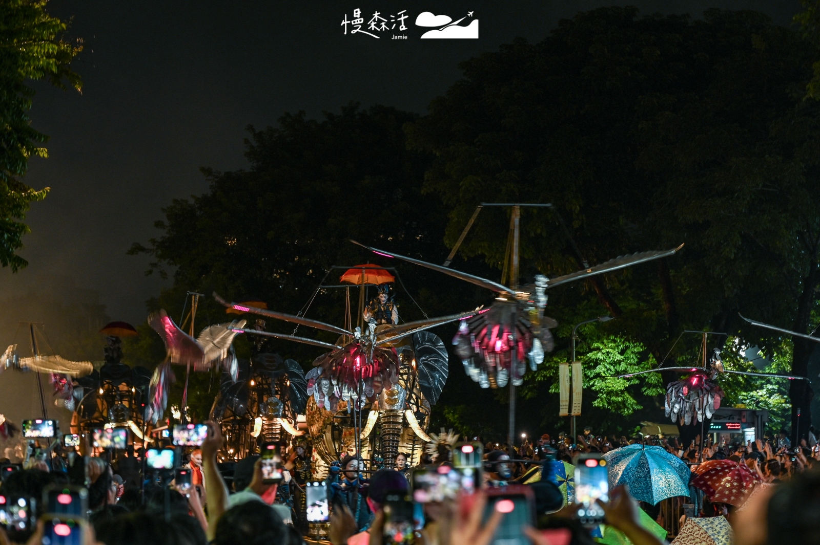 台北市士林區 大象來了遊行
