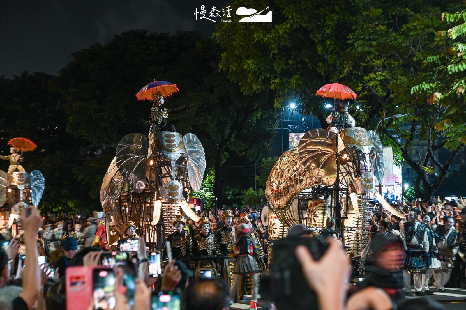 台北市士林區 大象來了遊行