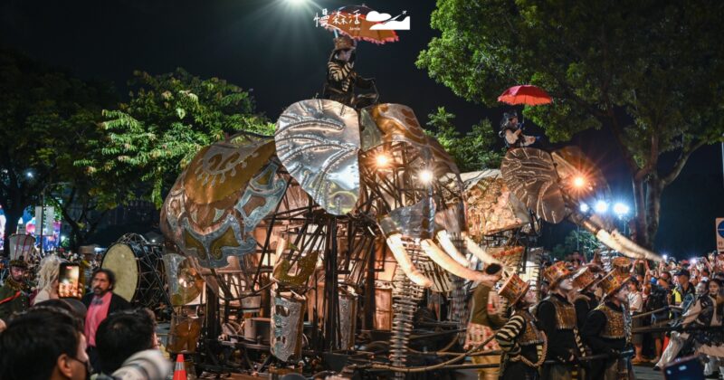 台北直擊「大象來了」3巨型機械象遊行士林，9/6還有一場免費看