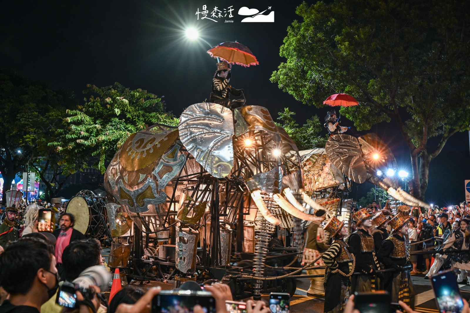 台北市士林區 大象來了遊行