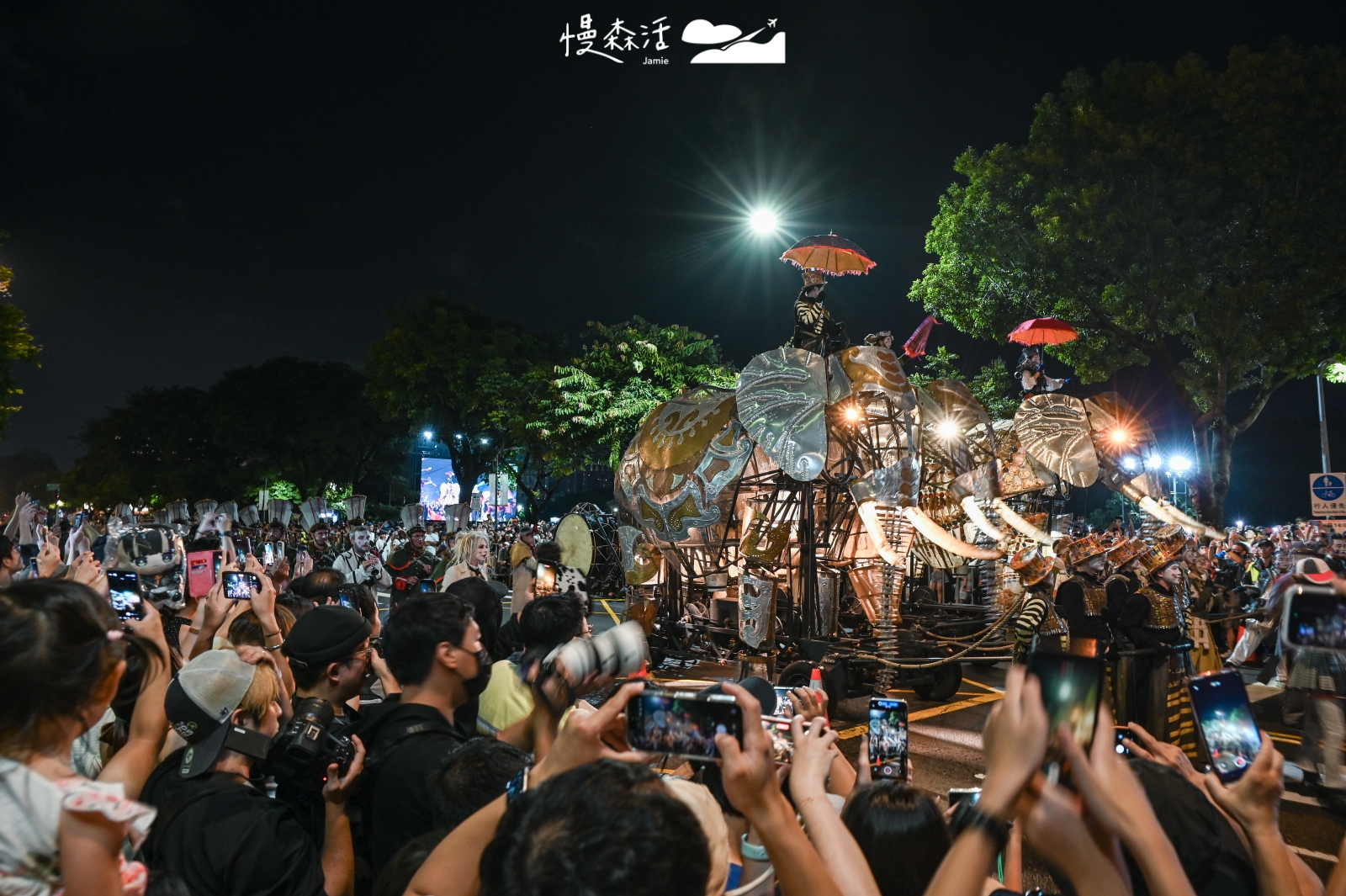 台北市士林區 大象來了遊行