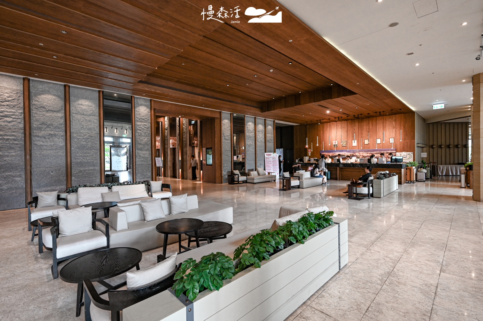 宜蘭縣羅東鎮 村却國際溫泉酒店 接待大廳