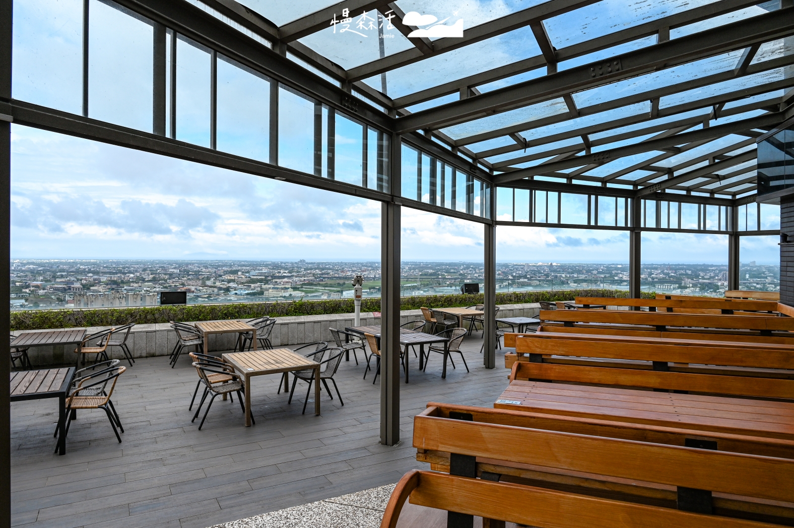 宜蘭縣羅東鎮 村却國際溫泉酒店 頂樓高空酒吧