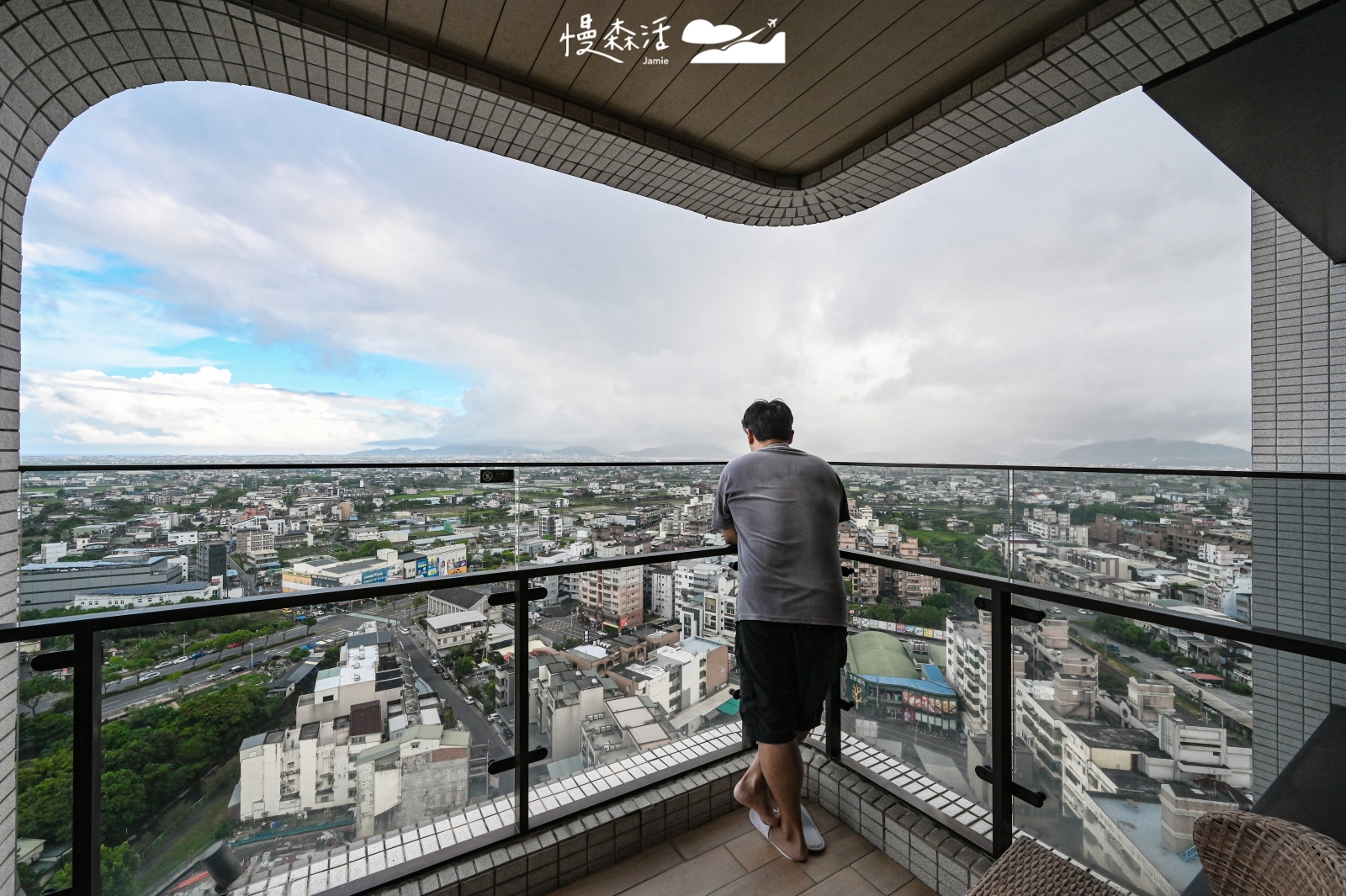 宜蘭縣羅東鎮 村却國際溫泉酒店 星隅客房 私人露台