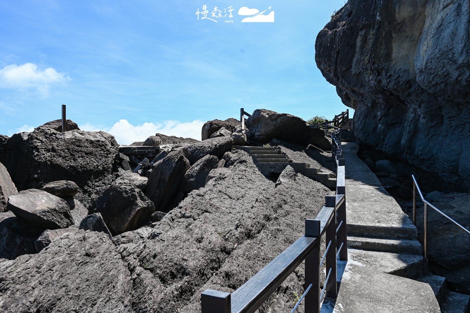 宜蘭縣頭城鎮 北關海潮公園步道 沿海奇岩