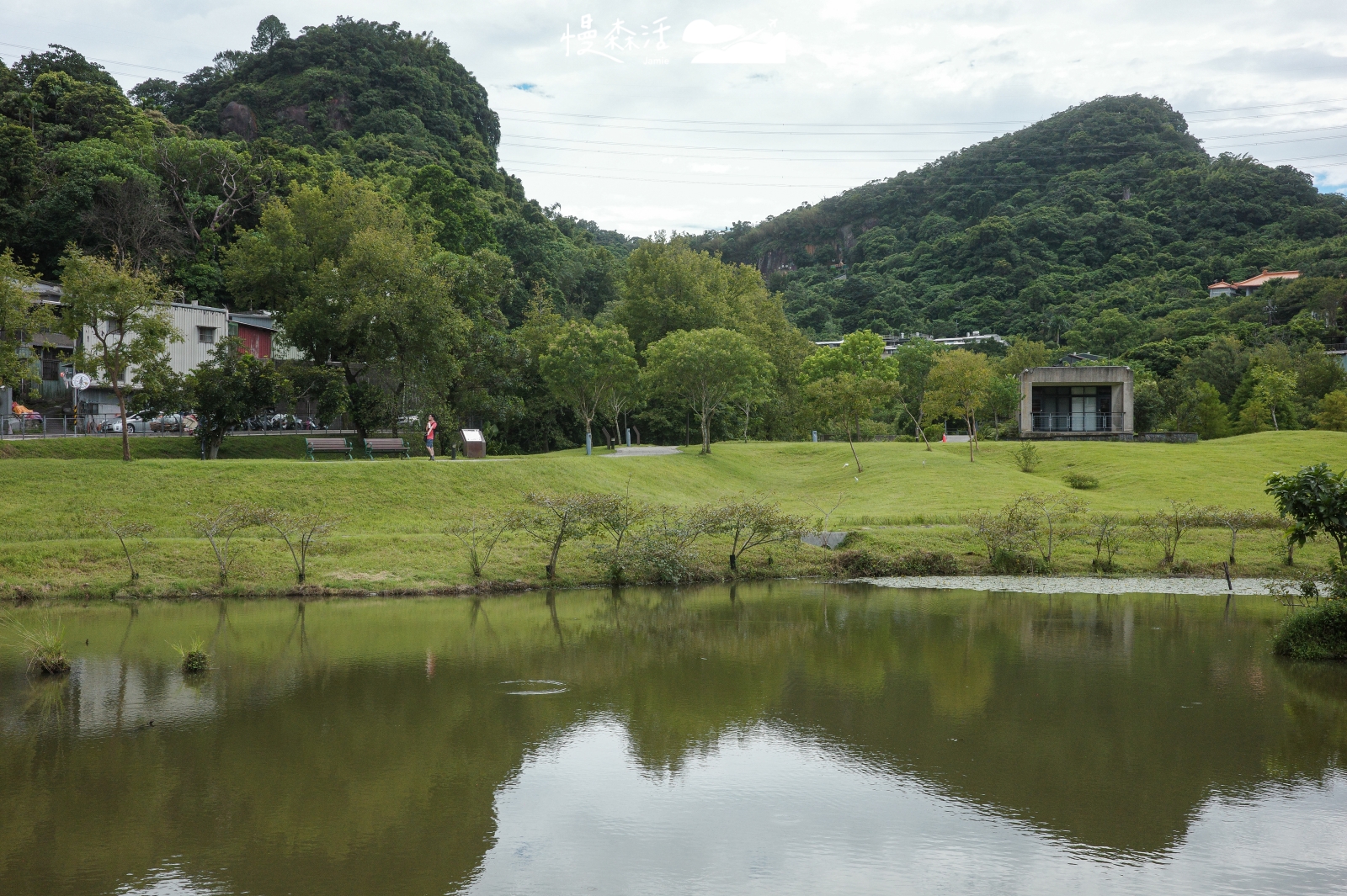 台北「永春陂生態濕地公園」近廣慈/奉天宮站,社區型休閒步道