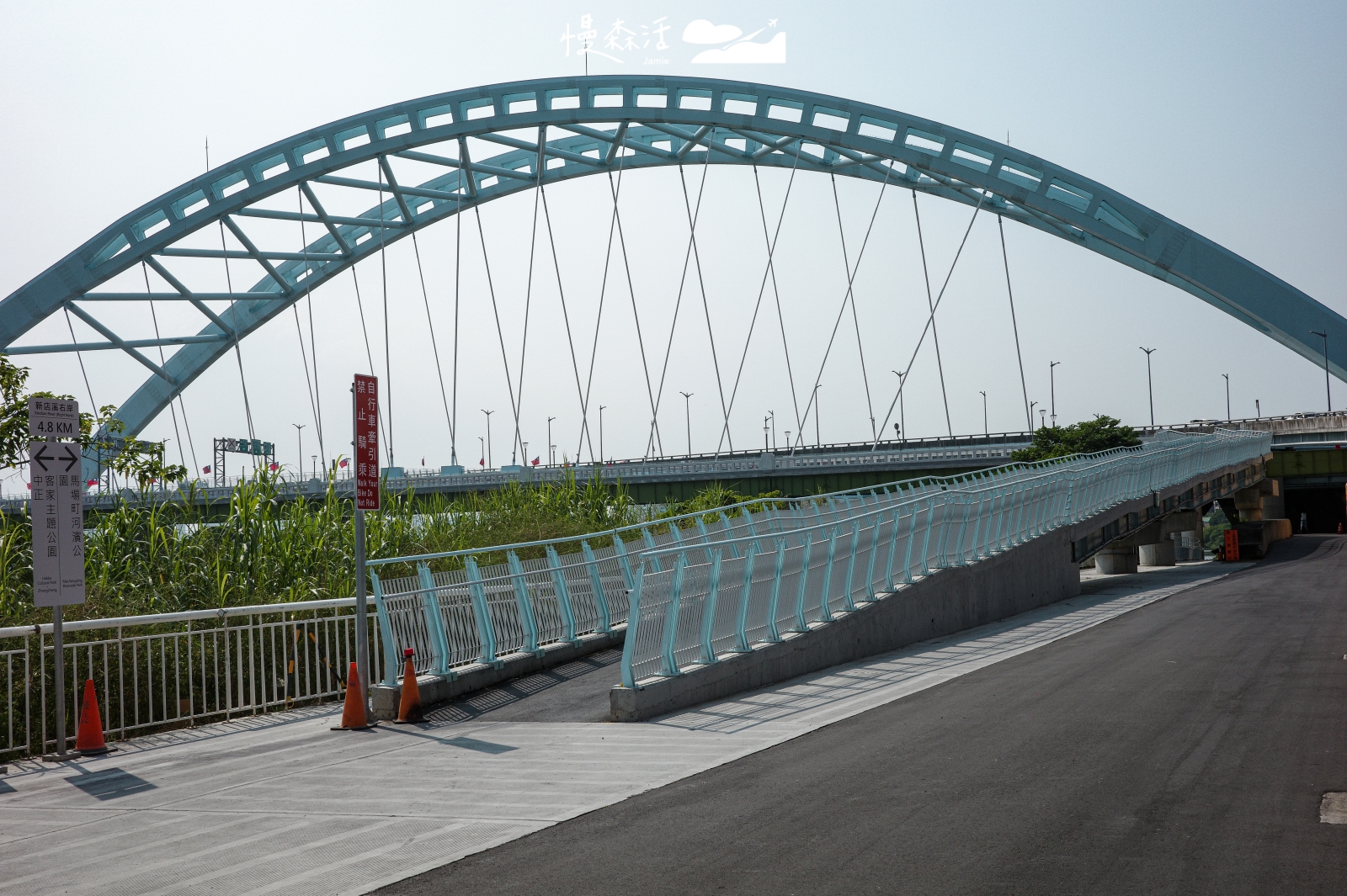 台北市中正區 新店溪右岸中正橋