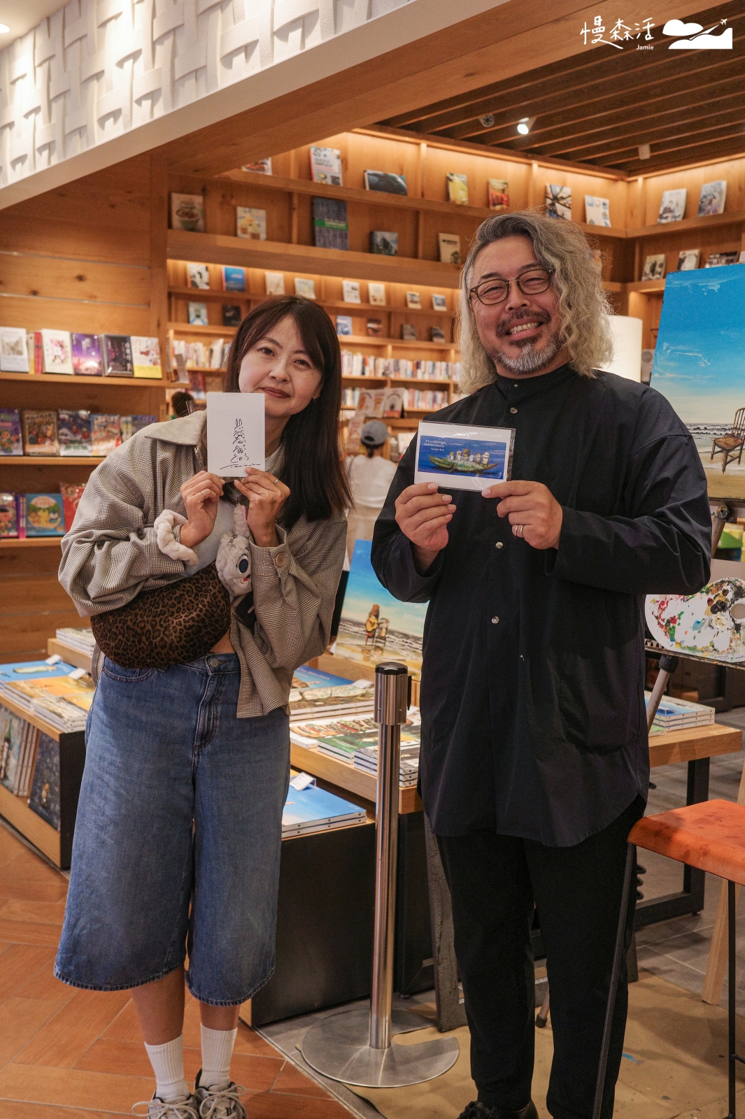 台北市信義區 TOKINOIRODORI一頁繪本展 藝術家現場作畫簽名互動